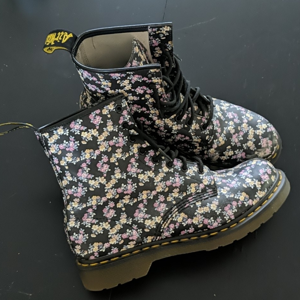 Floral Doc Martens